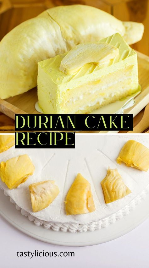 easy durian cake recipes | Durian Cake Recipe | durian cake ingredients | durian cake ingredients | durian butter cake recipe | durian chiffon cake recipe | durian mousse cake recipe | durian sponge cake Durian Recipe Desserts, Durian Cake Recipe, Cantonese Recipes, Durian Recipe, Durian Cake, Asian Cakes, Chiffon Cake Recipe, Cassava Cake, Mousse Cake Recipe