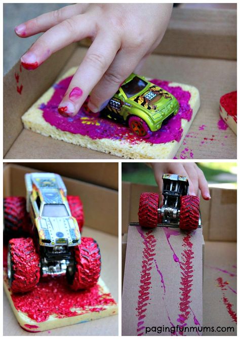 Friendsgiving Activities, Easy Diy Candy, Auto Party, Truck Painting, Fun Thanksgiving Games, Truck Crafts, Thanksgiving Games For Kids, Monster Truck Toys, Xmas Games