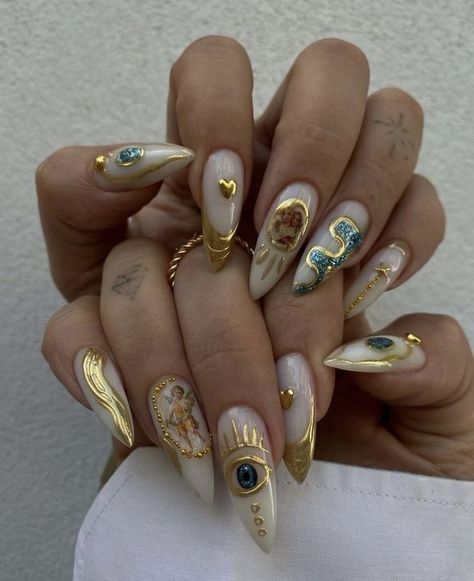 Haiden on X: "I’m so obsessed ! https://t.co/kft97AWqjd" / X خواتم خطوبة, Nail Jewelry, Nagel Inspo, Dream Nails, Fire Nails, Funky Nails, Pretty Acrylic Nails, Minimalist Nails, Chic Nails