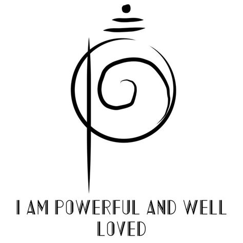 Reiki Tatoos, Powerful Symbols Spiritual, Love Sigil, I Am Powerful, Sigil Tattoo, Magick Symbols, Wiccan Symbols, Sigil Magic, Magic Symbols