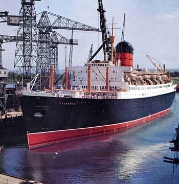 LIVERPOOL SHIPS The Cunard liner SYLVANIA of 1957 was the fourth and final Liverpool-based ship of the SAXONIA class Concordia Ship, Cutty Sark Ship, Cunard Ships, Royal Caribbean Symphony Of The Seas, Hms Queen Elizabeth Battleship, Liverpool Waterfront, Liverpool Docks, Cunard Line, Cruise Boat