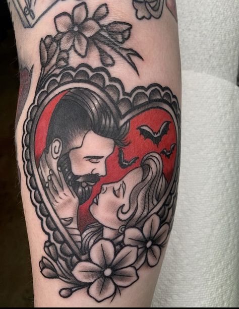 Couples Hand Tattoos, Marriage Tattoos, Traditional Heart Tattoos, Wife Tattoo, Vintage Style Tattoos, Traditional Tattoo Inspiration, Brother Tattoos, Traditional Tattoo Flowers, Traditional Tattoo Designs