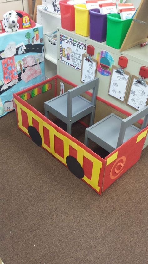 Fire Station Center Preschool, Preschool Fire Truck Visit, Community Workers Dramatic Play, Fire Dramatic Play Center, Fireman Sensory Bin, Firehouse Dramatic Play, Community Helpers Dramatic Play Preschool, Firefighter Fine Motor Activities, Firefighter Role Play