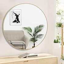 Mirrors Entryway, Entryway Mirrors, Modern Vanity Mirror, Circle Wall Mirror, Mirrors Vanity, Room Mirrors, Round Gold Mirror, Large Round Mirror, Entryway Mirror