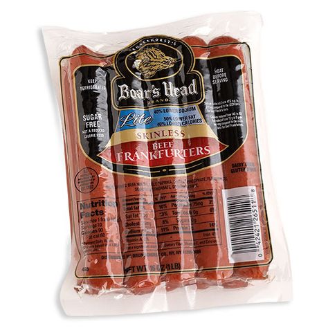 Lowest in Sodium: Boar's Head Lite Beef Frankfurters 270 mg per frank and 6 grams of fat. Healthy Hot Dog, Sodium Foods, Heart Healthy Recipes Low Sodium, Cooking Tips And Tricks, Food Safety Tips, Healthy Dinner Ideas, Food Swaps, Lunch Items, Beef Hot Dogs