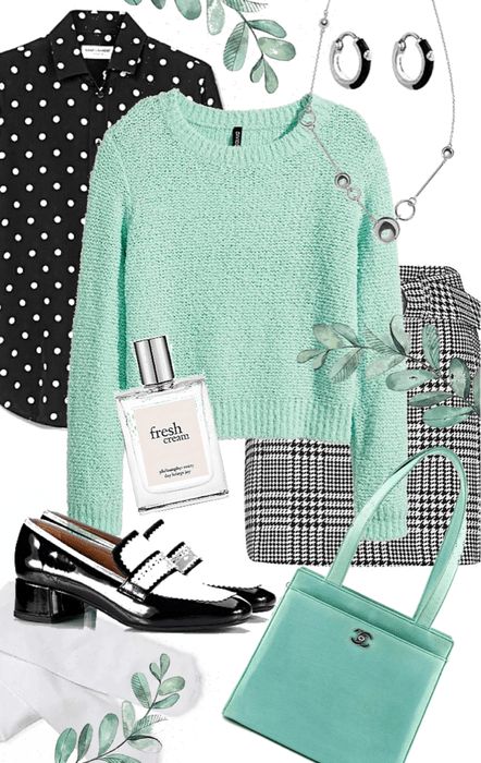 Mint Green Knit Sweater Outfit, Mint Sweater Outfit Winter, Mint Green Jacket Outfit Winter, Mint Green Coat Outfit, Mint Bag Outfit, Mint Green Bag Outfit, Mint Cardigan Outfit, Green Skirt Winter, Mint Green Sweater Outfit