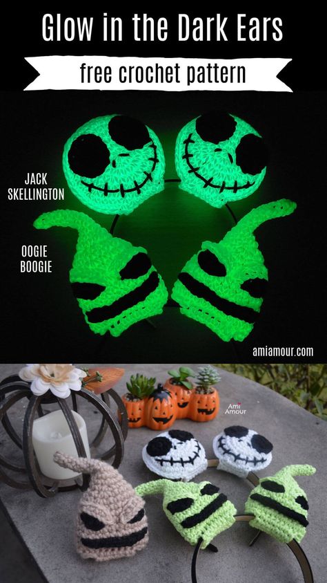 Crochet Oogie Boogie Glow in the Dark Crochet Nightmare Before Christmas Free Pattern, Crochet Glow In The Dark, Crochet Oogie Boogie Hat, Nightmare Before Christmas Crochet Free, Oogie Boogie Crochet Pattern, Crochet Oogie Boogie, Crochet Nightmare Before Christmas, Crochet Halloween Decorations, Nightmare Before Christmas Toys