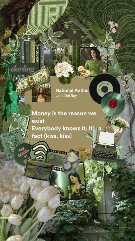 😍 Money is the reason we exist -Lana del Rey Money Is The Reason We Exist Aesthetic, Money Is The Reason We Exist Wallpaper, Green Lana Del Rey Wallpaper, Wallpaper Iphone Lana Del Rey Lyrics, Phone Backgrounds Lana Del Rey, Money Is The Reason We Exist, Lana Del Rey 3d Wallpaper, Wallpaper Backgrounds Aesthetic Lana Del Rey, Lana Phone Wallpaper