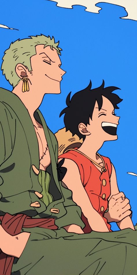 #anime #manga #wallpaper #cartoon #otaku #phonewallpaper #background #aesthetic #luffy #zoro #onepiece Roronoa Zoro X Luffy, Monster Trio Wallpaper, Luffy Bounty, Zoro Wallpapers, Anime Phone Wallpaper, Worst Generation, Zoro Anime, Wallpaper Cartoon, Manga Wallpaper