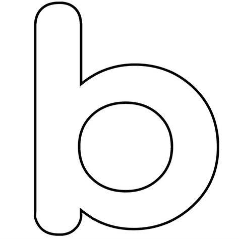 free-letter-b-printable-coloring-pages-for-preschool-small Letter B Song, B Coloring Pages, Bubble Letters Lowercase, Letters Activities, Small Alphabet Letters, Letter B Coloring Pages, Letter Stencils Printables, Preschool Supplies, Pasties Recipes