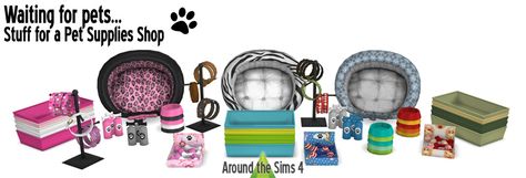 Around the Sims 4 | Custom Content Download | Pet supplies Sims 4 Pets Mod, Around The Sims 4, The Sims 4 Custom Content, Sims Pets, Sims 3 Cc Finds, Sims Games, The Sims 4 Download, Sims 4 Update, Clothes For Kids