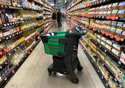 Amazon Fresh opens in Porter Ranch companys 3rd Southern California grocery store https://www.ocregister.com/2020/11/12/amazon-fresh-opens-in-porter-ranch-companys-3rd-southern-california-grocery-store/ Supermarket Ideas, Porter Ranch, Fresh Store, Amazon Fresh, Amazon Cart, Grocery Store Design, Coffee Restaurants, Shopping Carts, Cars Bmw