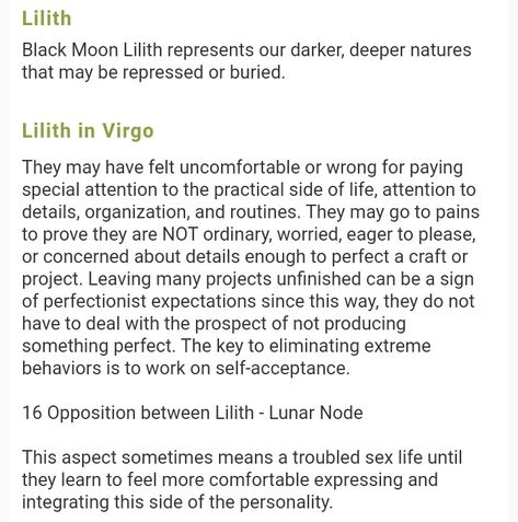 Black Moon Lilith In Virgo, Virgo Lilith, Lilith In Virgo, Zodiac Notes, Venus In Gemini, Black Moon Lilith, Gene Keys, Capricorn Rising, Chart Astrology