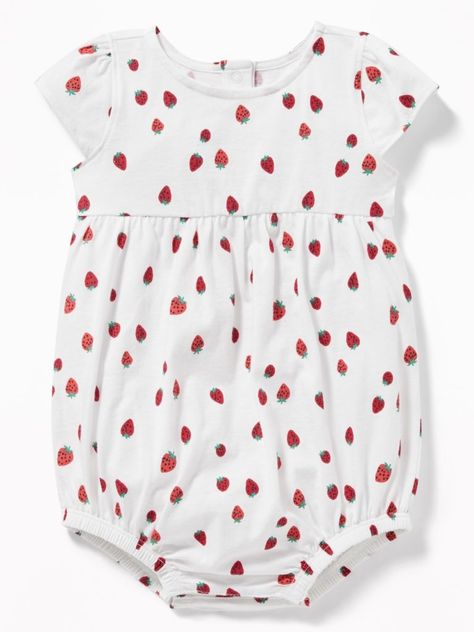 Strawberry Print Onesie Baby Girl Bubble Onesie, Dress Celebrity, Toddler Boy Gifts, Extra Petite, Manhattan Project, Curvy Style, Petite Style, Fashion Petite, Printed Jersey