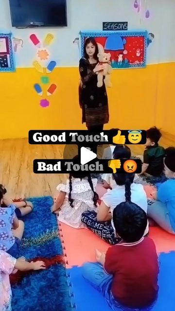 Good Touch Bad Touch Chart, Good Touch Bad Touch Worksheet, Activity For Play Group, Good Touch Bad Touch Activities, Good Touch Bad Touch Lessons Kids, Kids Games For Inside, Good Touch Bad Touch, Skits For Kids, Playgroup Activities