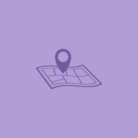 Map Icon, Purple Icon, Map Icons, Lilac, Map, Boutique, Collage, Iphone, Purple