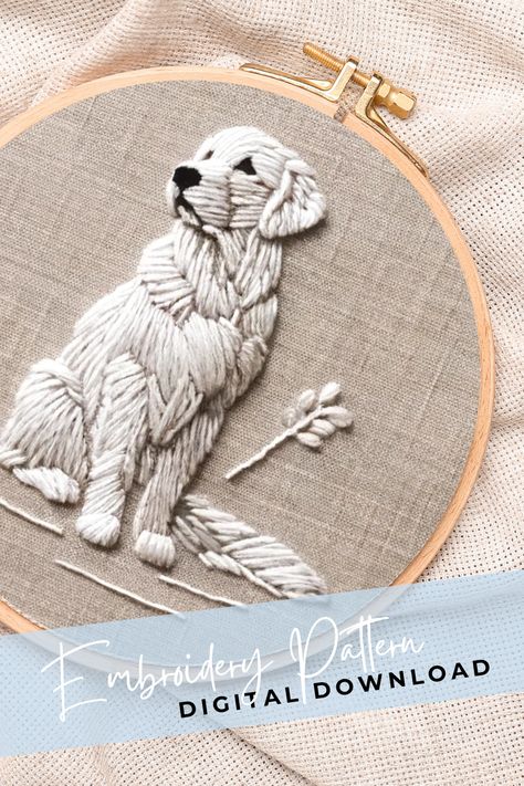 Hand Embroidery Funny, Needle Point Patterns Free, Dog Embroidery Designs, Ornaments To Make, Dog Embroidery, Ornaments Homemade, Diy Embroidery Designs, Fabric Christmas Ornaments Diy, Diy Embroidery Patterns