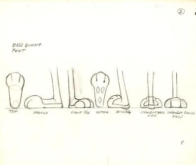 Rabbit Feet Drawing, Bunny Feet Drawing, Cartoon Tutorial, Feet Drawing, Chuck Jones, Sketching Tips, Cartoon Style Drawing, Rabbit Head, Cartoon Sketches