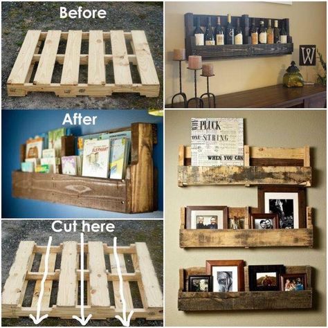 Diy Pallet Decoration, Table Palette, Pallet Wall Decor, Diy Pallet Wall, Pretty Furniture, Furniture Design Inspiration, Diy Wand, Dekor Diy, Pallet Decor