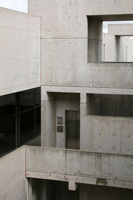 Louis Kahn House, Eco Brutalism, Real Buildings, Organic Architecture Concept, Eco Project, Ecology Projects, Salk Institute, Urban Concept, Eco Buildings