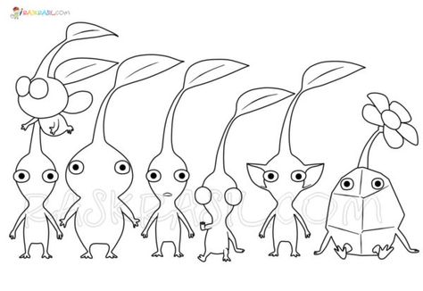 Pikmin 3 Deluxe Coloring Page | New images Free Printable Free Coloring Pictures, Fathers Day Coloring Page, Spiderman Coloring, Mario Coloring Pages, Barbie Coloring Pages, Unique Coloring Pages, Hello Kitty Coloring, Princess Coloring Pages, Dinosaur Coloring Pages