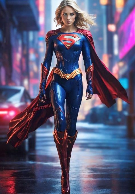 Marvel Comic Book Characters, Superhero Dress, Superhero Pictures, Supergirl Cosplay, Supergirl Comic, Marvel Heroines, Supergirl Dc, Female Superhero, Supergirl And Flash