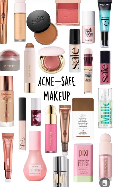 Best Sephora Products 2023, Best Makeup Products Sephora, Elysia Outfit, Ulta Beauty Products, Sephora Must Haves, Summer Glowup, Sephora Wishlist, Acne Safe Makeup, Sephora Shopping