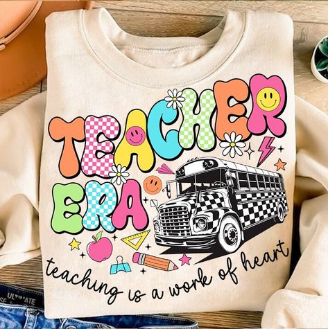 Pencil Png, Teacher Team, Checkered Design, Teacher Png, Teacher Outfit, School Bus, School Teacher, Printed Items, Back To School