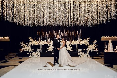 Black And White Wedding Theme, White Wedding Theme, Luxury Wedding Decor, Wedding Backdrop Design, Designer Bridesmaid Dresses, Black White Wedding, Sydney Wedding, Ballroom Wedding, The Ivy