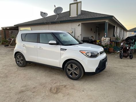 White Kia Soul, Goals 2025, Kia Car, Car Goals, Visual Board, Kia Soul, Pretty Cars, Car Interior Decor, Cheap Cars