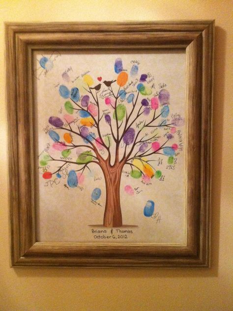 Each wedding guest puts their thumb print on the tree Thumb Print Painting, Thumb Print Art, Thumb Painting, Thumb Art, 17th Birthday Ideas, Thumb Print, Fingerprint Tree, Welcome Students, Elementary Classroom Decor