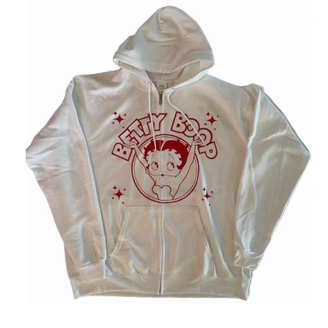 Zip Up Jackets, One At A Time, Brand Clothes, Material Girls, Hoodies Design, Dream Clothes, Fashion Stylist, Zip Up Hoodie, Betty Boop