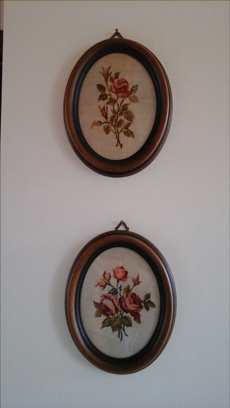 Embroidered Frames Wall Art, Cross Stitch Wall Art, Cottagecore Wall Decor, Cottagecore Home, Vintage Room, Inspiration Wall, Home Design Decor, Cozy Cottage, Dream House Decor