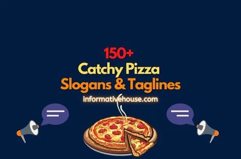 150+ The Most Funny Pizza Slogans Ideas & Taglines Pizza Slogans, Pizza Names, Sweet Pizza, Funny Pizza, Pizza Funny, Pizza Place, Best Pizza, Pizza Pizza, Love Pizza