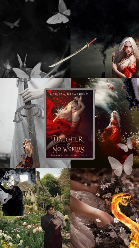 Daughter of No Worlds aesthetic Daughter Of No Worlds, Carissa Broadbent, Ya Books, Fantasy Books, Book Aesthetic, Color Me, Book Quotes, Movies And Tv Shows, Book Lovers