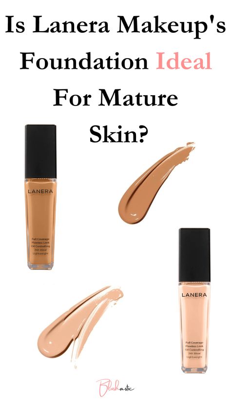 I recently discovered the Lanera Foundation, which is formulated for women over the age of 40. Its high coverage promises to conceal common signs of aging, such as wrinkles, redness, blemishes, and dark circles. Lanera Foundation, Skin Care Ideas, Best Foundation, Beauty Makeup Tips, Makeup Reviews, Skin Products, Makeup Foundation, Multi Tasking, Oil Control Products