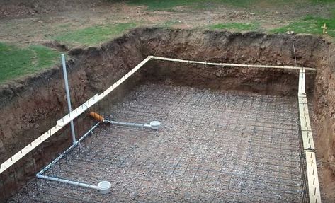 How to Dig Your Own Swimming Pool: 10 Steps (with Pictures) Swimming Pool Plumbing, Ideas De Piscina, Small Inground Pool, Pool Plumbing, Concrete Swimming Pool, Building A Swimming Pool, Pools Backyard Inground, Swimming Pool Construction, Pool Renovation