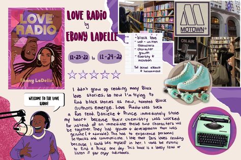 Love Radio by Ebony LaDelle Book Reveiw Love Radio Book, Audiobook Aesthetic, Escaping Reality, African Literature, Reader Girl, Books By Black Authors, Love Radio, Black Literature, Booktok Books