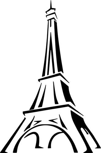 Boceto de la Torre Eiffel | Vectores de dominio público Eiffel Tower Clip Art, Eiffel Tower Silhouette, Eiffel Tower Drawing, Tower Drawing, Cake Drawing, Line Art Vector, Paris Theme, Living Room Tv Wall, Paris Eiffel Tower