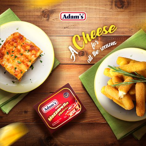 Craving something cheesy and delicious? Reach for Adam��’s Mozzarella Cheese! #AdamsMilkFoods #Adams #MozzarellaCheese #Cheese Cheese Ads Creative, Cheese Social Media Design, Cheese Creative Ads, Cheese Advertisement, Cheese Poster, Pub Cheese, Corn Rolls, Fast Food Advertising, Cheese Design