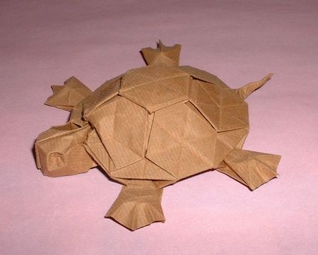 origami tortoise. Tons of other great animals here too! Origami Tortoise, Origami Ocean, Tmnt Tattoo, Origami Turtle, Art Turtle, Creative Origami, Origami Models, Cute Origami, Traditional Japanese Art