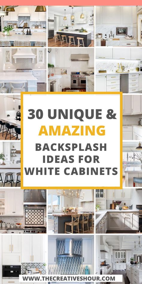 White cabinets can create a fresh and clean look in your kitchen, and the right backsplash can take it to the next level. Our article is packed with creative backsplash ideas that pair beautifully with white cabinetry, helping you achieve a cohesive and stylish kitchen design. Whether you prefer a rustic, modern, or traditional aesthetic, these backsplash options cater to every taste and budget. Best Backsplash For White Cabinets And Grey Countertops, White Marble Countertops With Backsplash, White Kitchens With Quartz Countertops Backsplash Ideas, Kitchen Backsplashes With White Cabinets, Kitchen Backsplash Ideas With White Cabinets, Kitchen Backsplash With White Cabinets 2022, Backsplash With White Cabinets Lowe's, White Kitchen Cabinets Backsplash Wall Tilt Ceiling, White Cabinet Backsplash Ideas