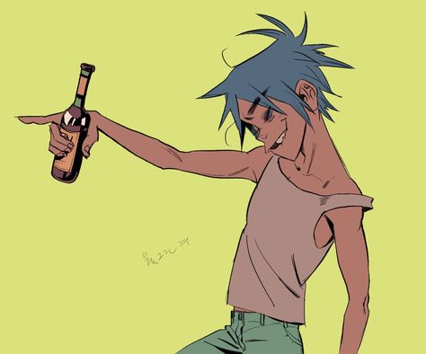 Doo on Twitter: "ㅋㅋ~… " 2d Gorillaz, Gorillaz Art, Gorillaz, Home Ideas, Love This, I Love, On Twitter, Twitter, Art