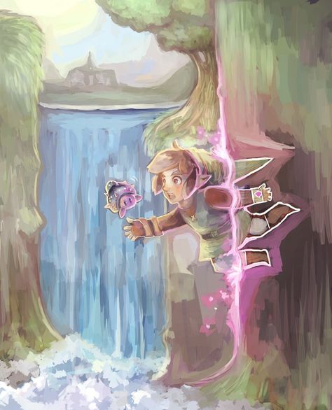 My Oh My by Lunaros #ALBW A Link Between Worlds, Link Between Worlds, Link Zelda, Happy Ending, Zelda Art, Legend Of Zelda Breath, Ocarina Of Time, Twilight Princess, Breath Of The Wild