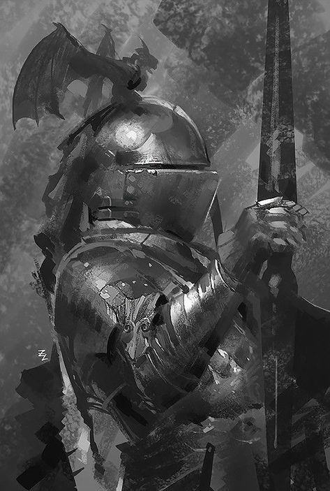 Armor Drawing, Medieval Paintings, Knight Art, Knight Armor, Medieval Armor, Fantasy Armor, Warhammer Fantasy, Armor Concept, Fantasy Aesthetic