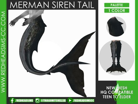 Redhead Sims CC — MERMAN SIREN New Mesh Compatible with HQ Mod ... Sims 4 Cc Office, Merman Tails, Sims 4 Sims, Mermaid Siren, Sims Packs, Sims 4 Anime, Sims 4 Body Mods, Sims 4 Gameplay, Sims Games