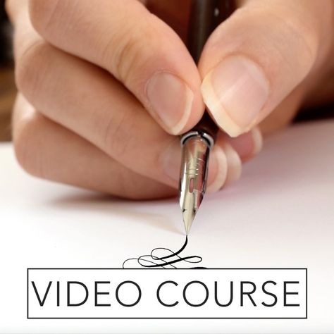 Beginner's Modern Calligraphy Online Course | The Postman's Knock Calligraphy Worksheet, Improve Your Handwriting, Improve Handwriting, Calligraphy For Beginners, Modern Lettering, Learn Calligraphy, Brush Pen Calligraphy, Calligraphy Practice, Online Degree