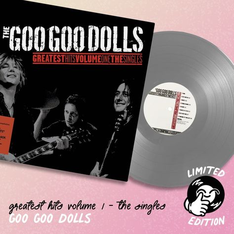 LIMITED | Goo Goo Dolls - Greatest Hits Volume 1 - The Singles: Limited Silver Vinyl LP The essential compilation from alt-rockers Goo Goo Dolls, featuring the massive hits 'Slide', 'Iris', 'Name', 'Black Balloon' and more, is now available for pre-order on a limited edition silver LP! Pre-order here >> LINK IN BIO #googoodolls #recordstore #colourvinyl #vinyl #vinylcollection #vinylcollector #fansofvinyl #vinylcommunity @googoodollsofficial Black Balloon, Goo Goo Dolls, Vinyl Collectors, Black Balloons, Record Store, Vinyl Lp, Greatest Hits, Volume 1, Rocker