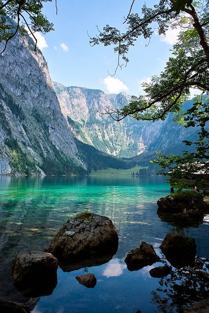 Obersee Lake, Bavária, Alemanha Berchtesgaden National Park, Scenery Beach, Europa Park, Matka Natura, Adventure Vacation, Nature Scenery, Hotel Resort, Alam Yang Indah, Alam Semula Jadi