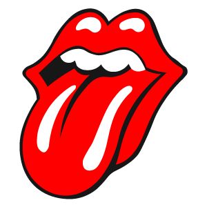 Rolling Stones Logo Sticker. Red Tongue, Rolling Stones Logo, Rolling Stones Band, Music Stickers, Band Logos, Band Merch, Logo Sticker, White T Shirt, Rolling Stones